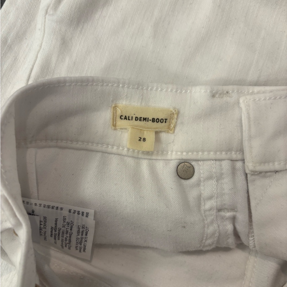 Madewell Cropped White Jeans - Picture 4 of 4